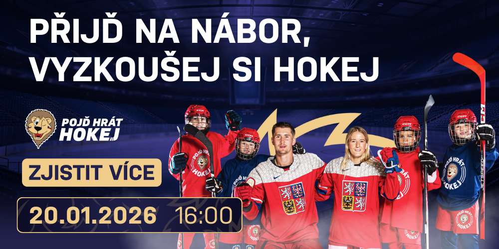 Pojď hrát hokej 2026 – nábor dětí HC Bruntál